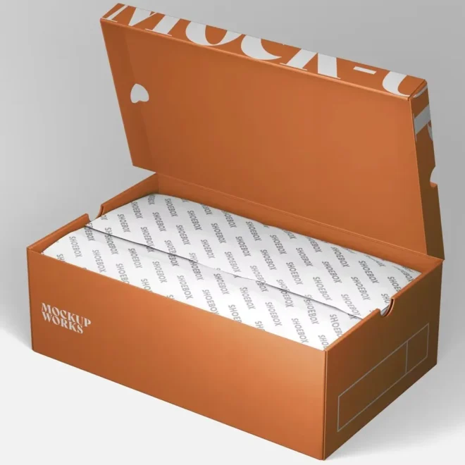 box for shoes packaging
