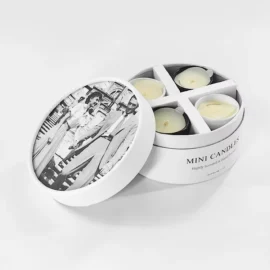4 Pack Round Candle Packaging