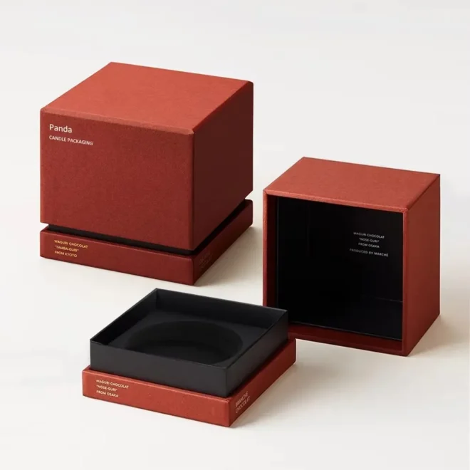 custom candle packaging