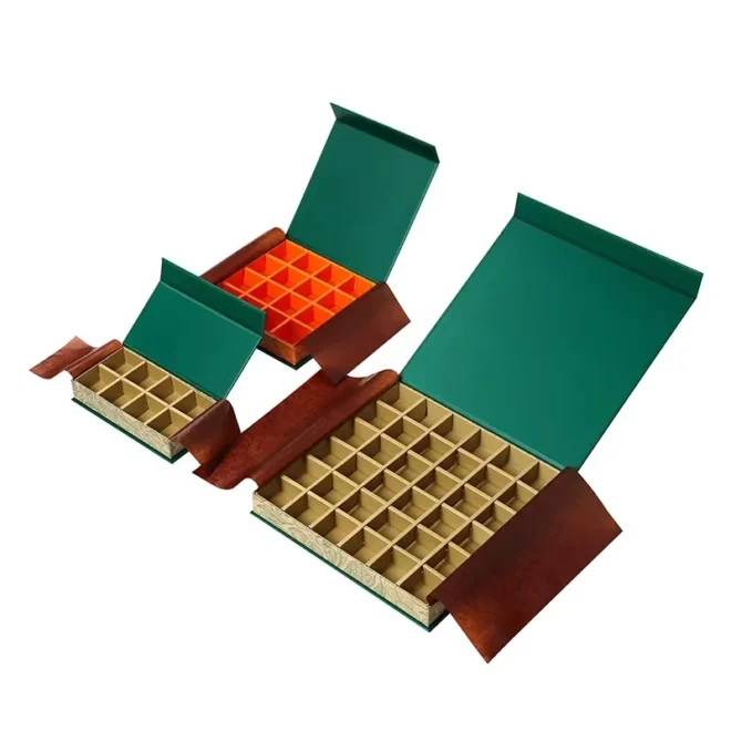 empty chocolate boxes