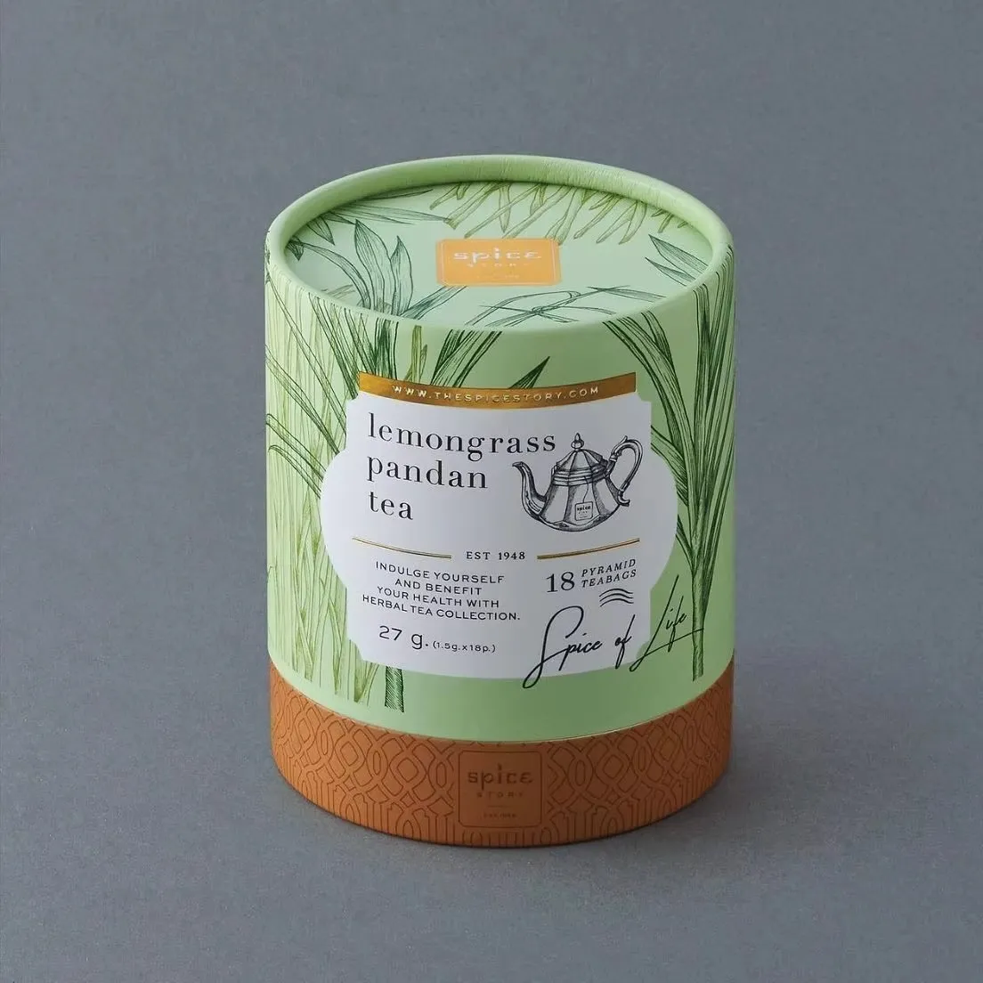 tea tube packaging