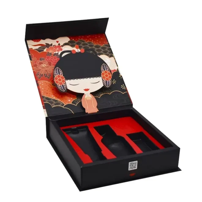 white magnetic gift box